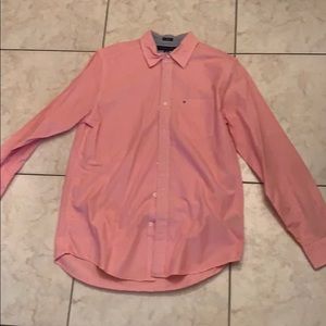 Tommy Hilfiger Button Down Dress Shirt Pink